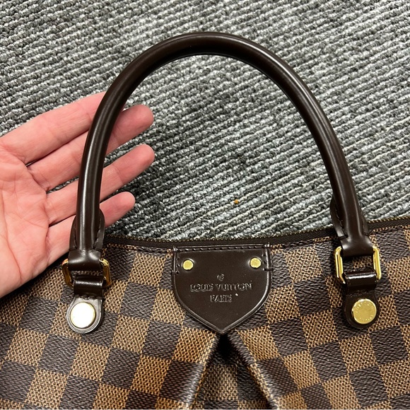 LOUIS VUITTON DAMIER EBENE SIENA MM BAG - Picture 15 of 16